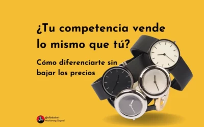 ¿Tu competencia vende lo mismo que tú?